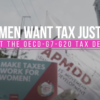 Women Want Tax Justice! Not the OECD-G7-G20 Tax Deal!